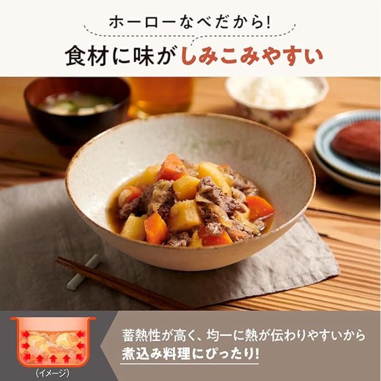 【超美品】象印 ホーロー電気調理なべ EL-NS23 CA