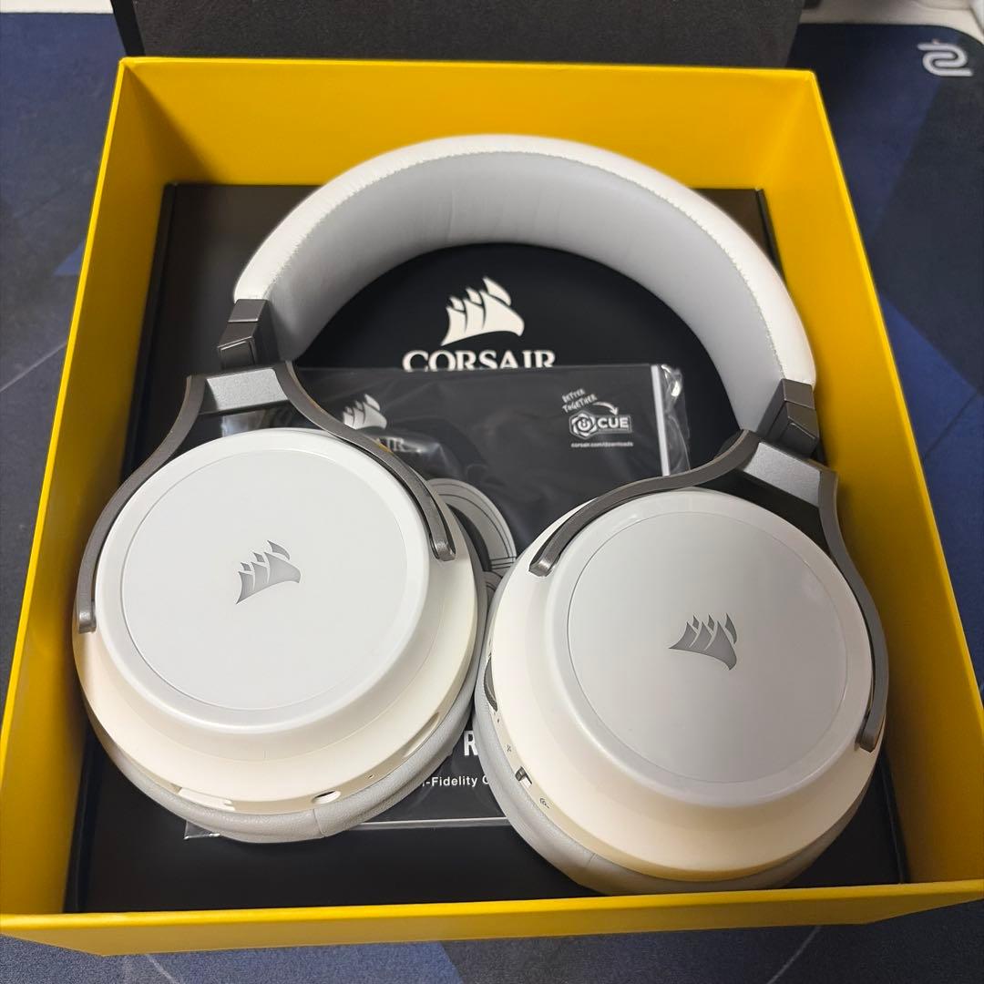 ヘッドホン Corsair VIRTUOSO RGB WIRELESS -White-