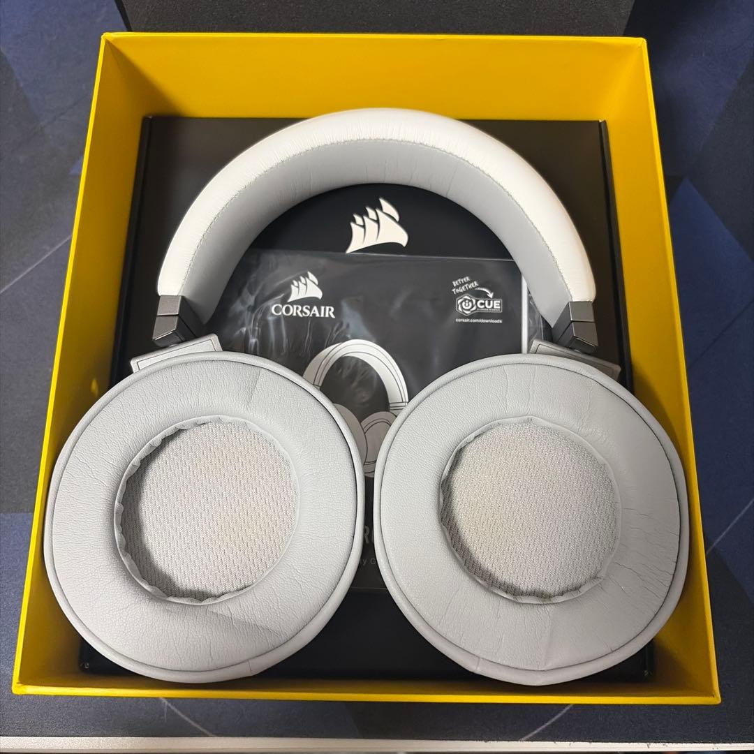 ヘッドホン Corsair VIRTUOSO RGB WIRELESS -White-