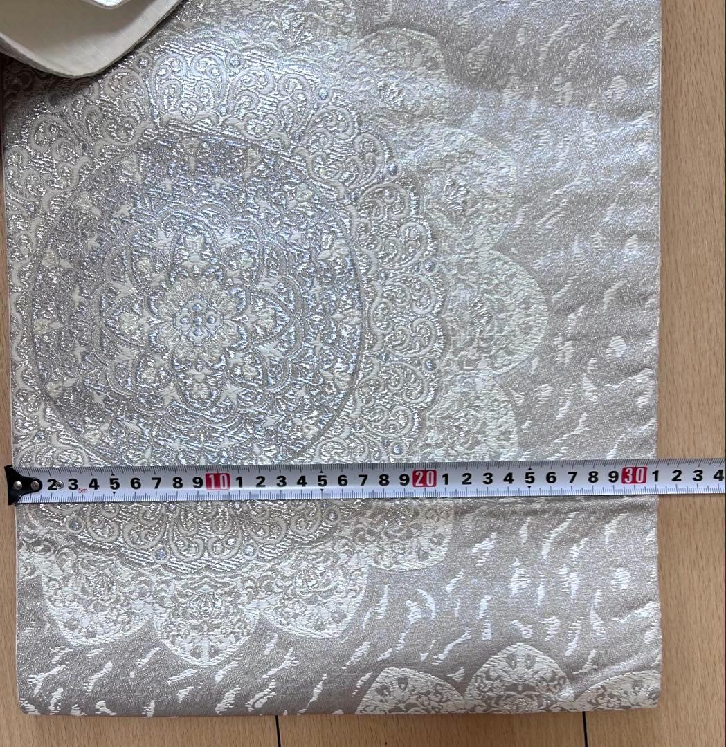 スワロフスキー 袋帯 パールトーン加工済み