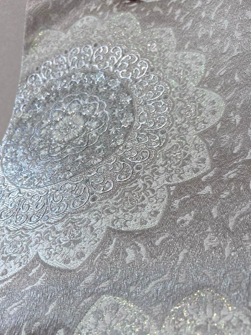 スワロフスキー 袋帯 パールトーン加工済み