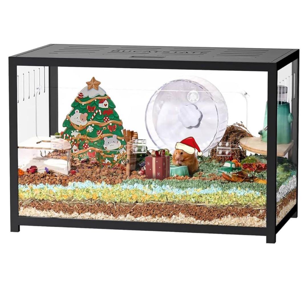 BUCATSTATE ハムスター ケージ ハリネズミ 爬虫類 小動物 80cm