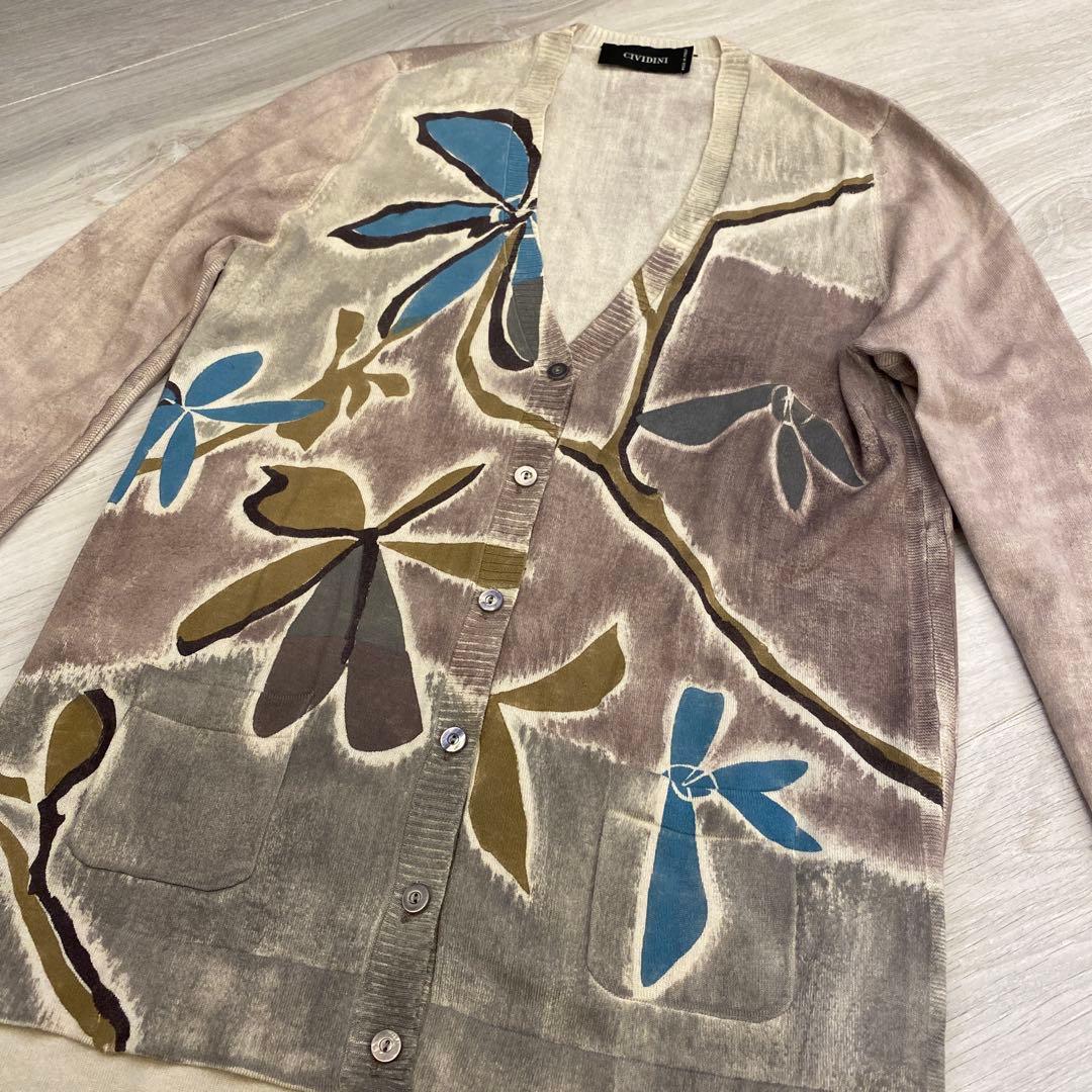 イタリア製 CIVIDINI チヴィディーニ シルクカシミヤカーディガン三崎商事