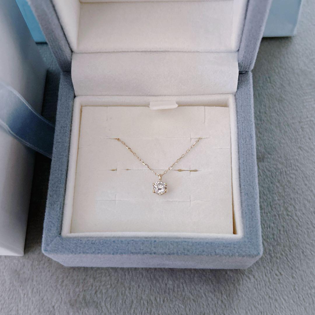 K10 ネックレス ゴールド ダイヤモンド カナル４℃