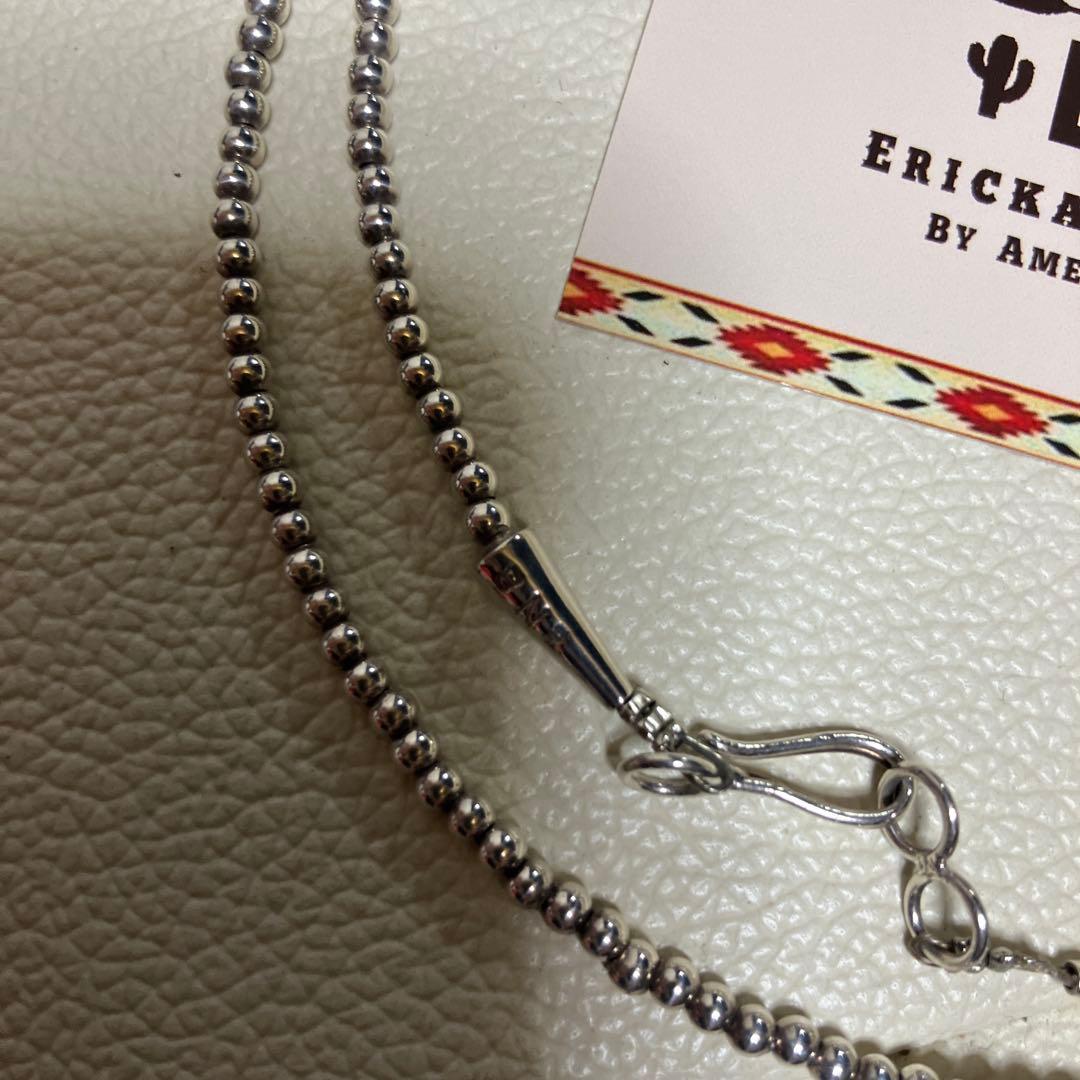 エリッカニコラスビゲイ　ナバホパール　ネックレス　ENB刻印