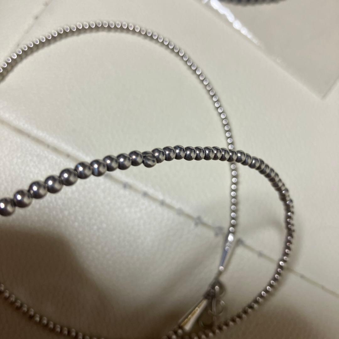 エリッカニコラスビゲイ　ナバホパール　ネックレス　ENB刻印