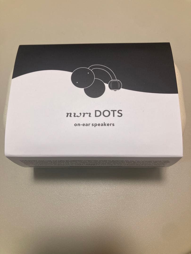新品nwm DOTS オープンイヤー型 完全ワイヤレスイヤホン ストーンホワイト