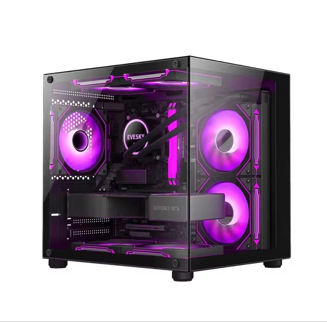 pcケース(m-ATX)+pcファン