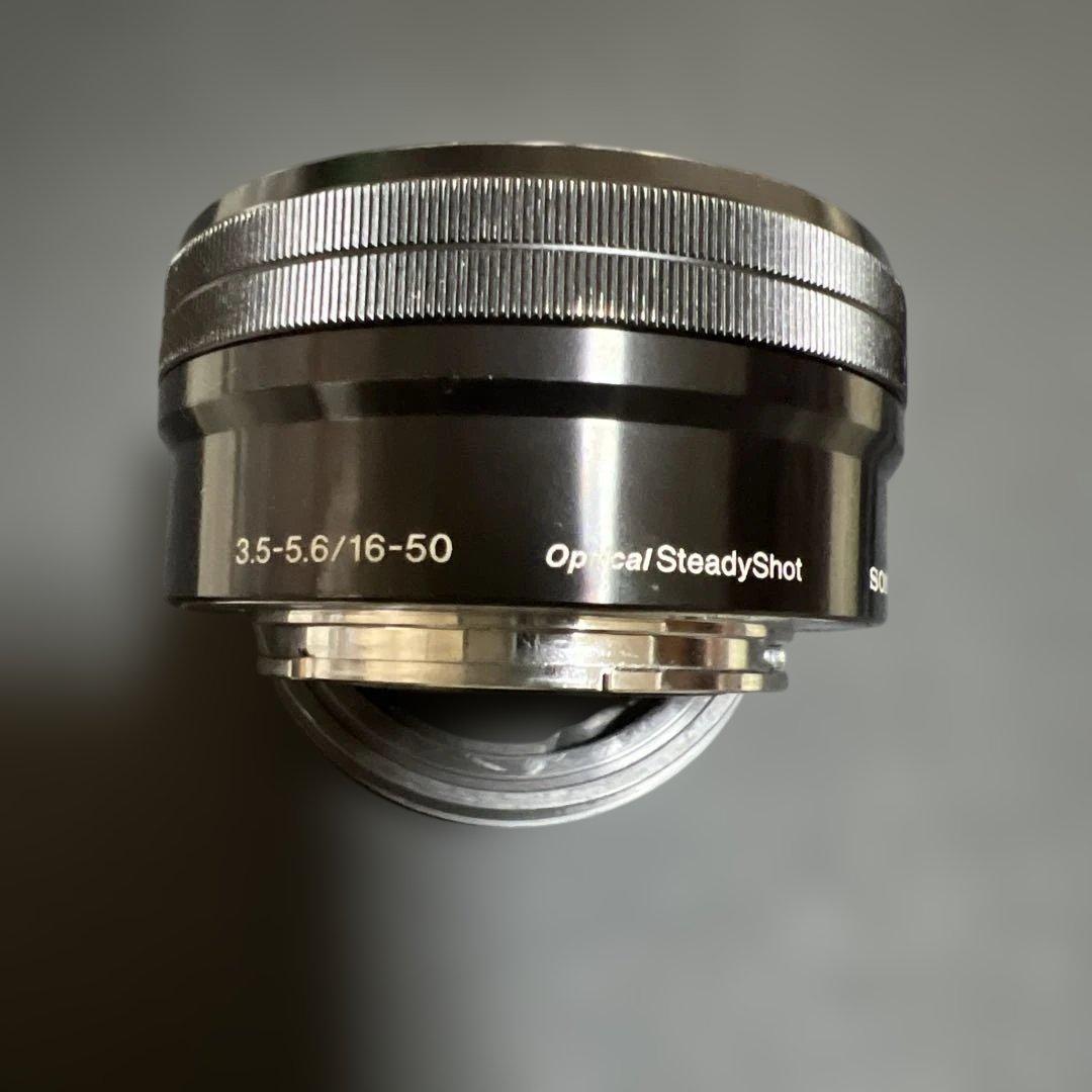 SONY SEL-P1650 16-50mm レンズブラック　フィルター付傷有