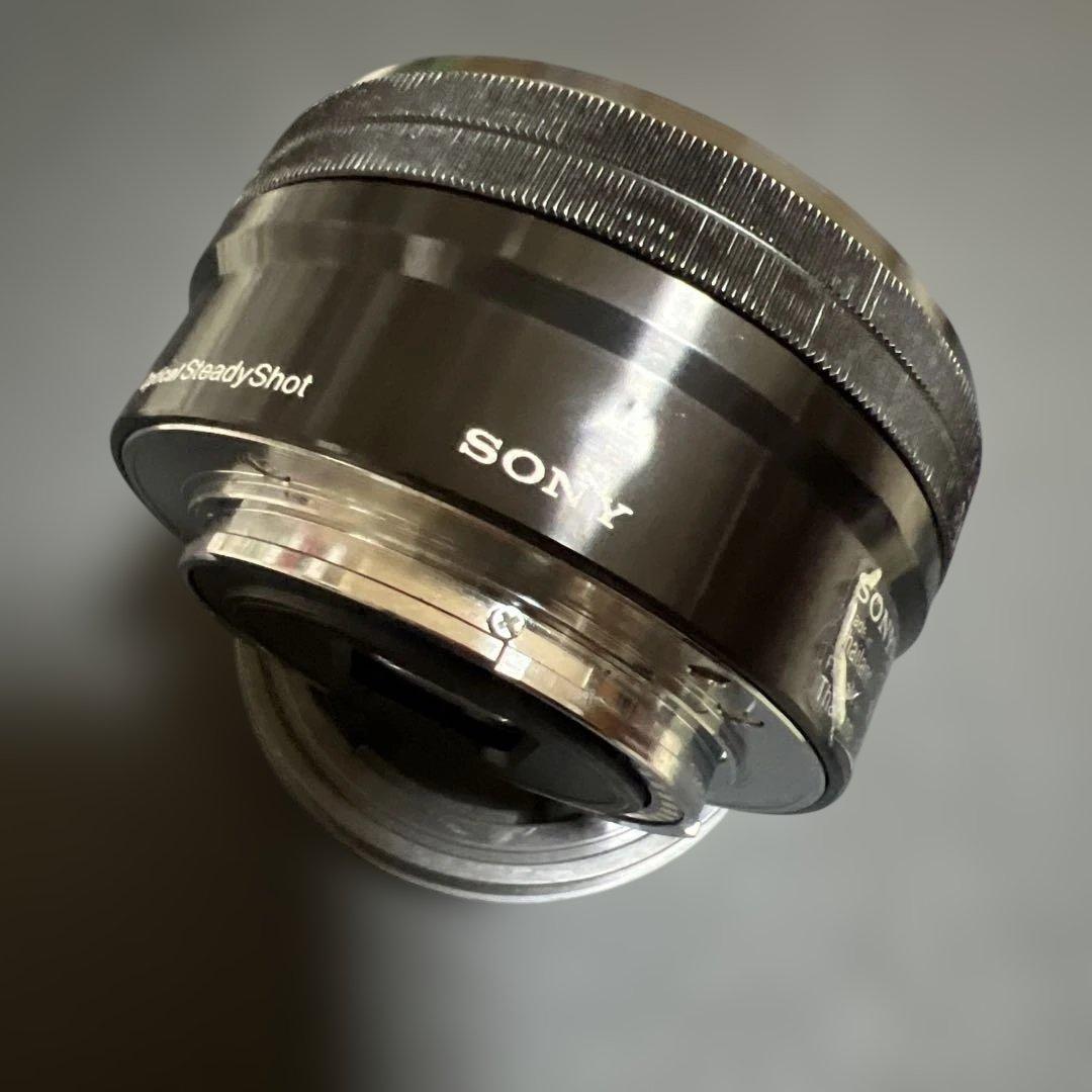 SONY SEL-P1650 16-50mm レンズブラック　フィルター付傷有