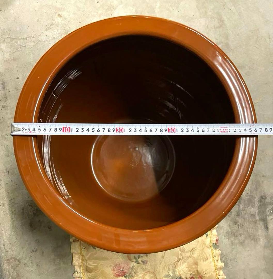 たいら窯、かめ壺、丸壺、大型、未使用、日本製