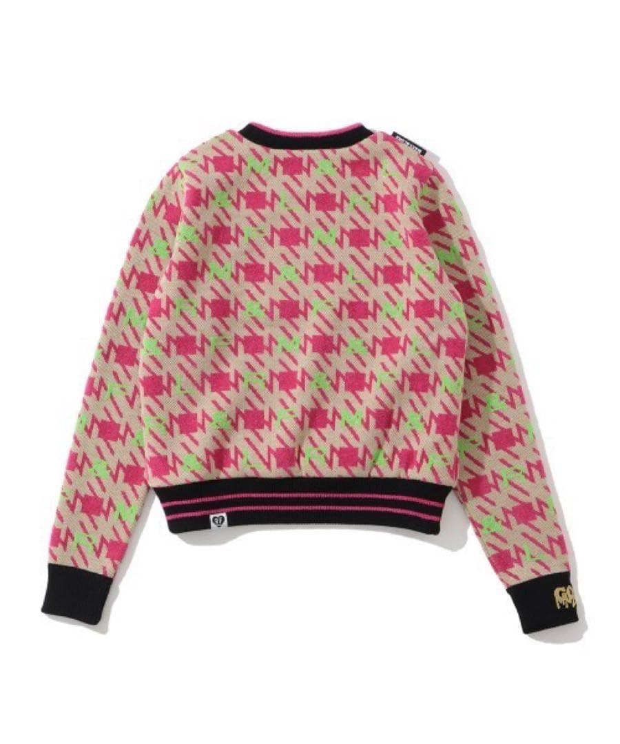 Mark&LONA ゴルフ セーターとスカートセット ピンク