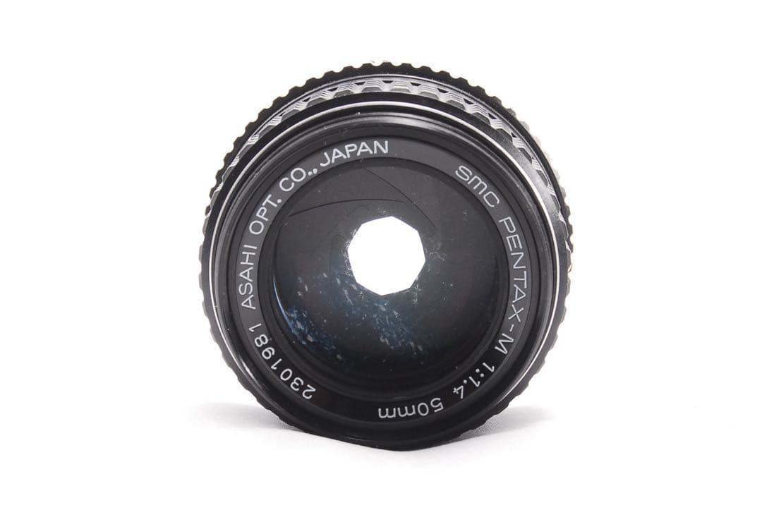 【ジャンク】PENTAX MX 単焦点レンズ 50mm F1.4 1976年販売