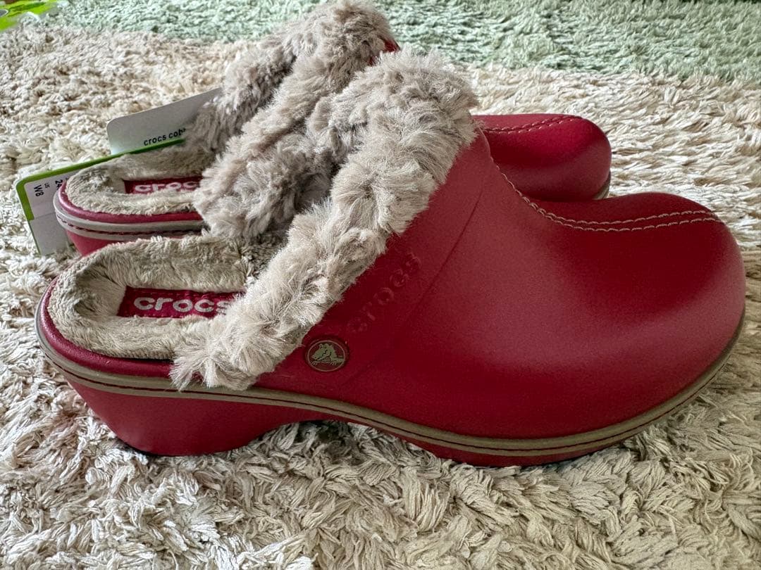 Crocs クロックス　コブラー サボサンダル　ボアサンダル　新品　廃盤希少