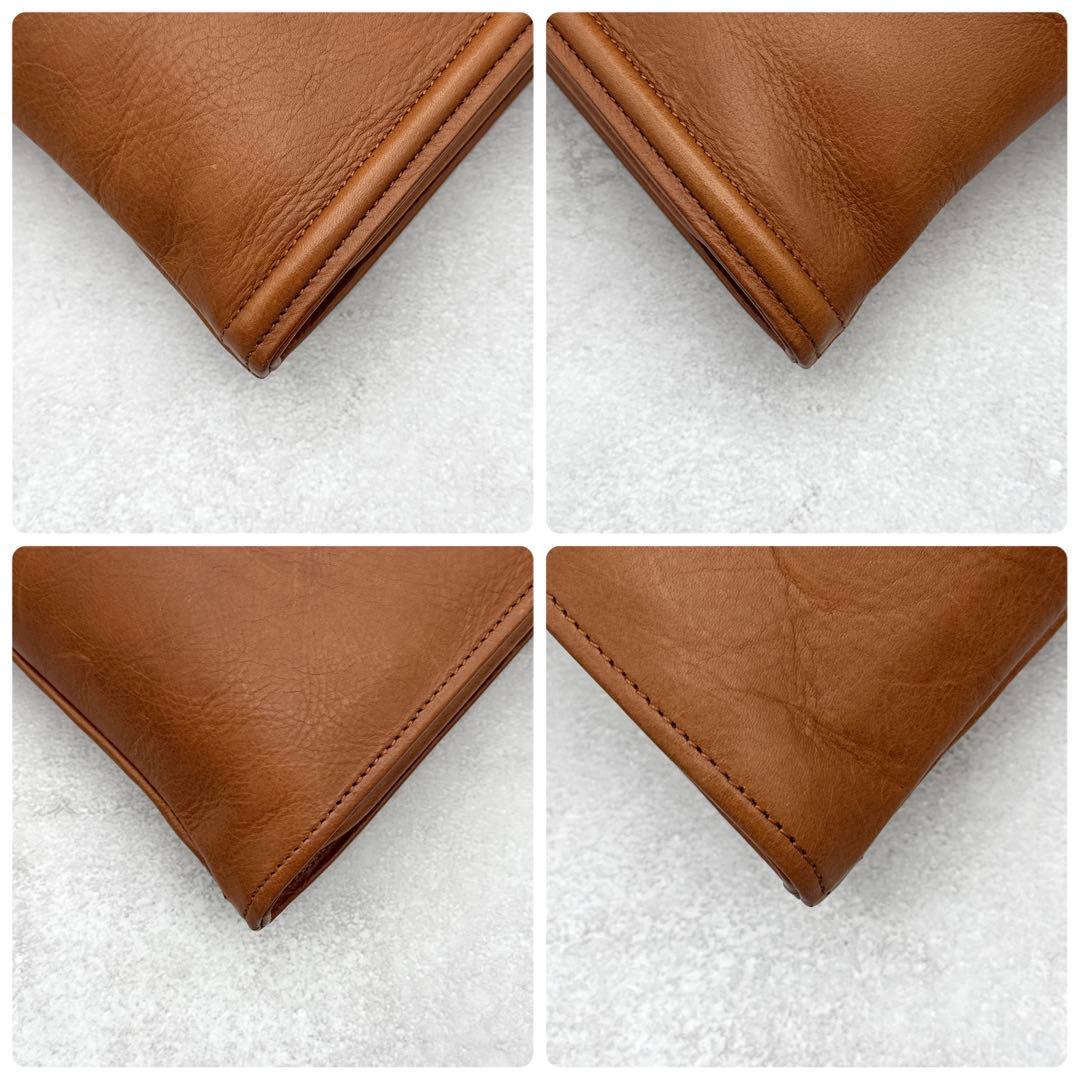 FIVE WOODS 2way ショルダーバッグ レザー 裏地ボア ブラウン