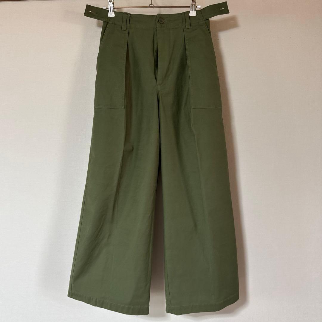 Spick and Span バックサテンカーゴワイドパンツ サイズ34