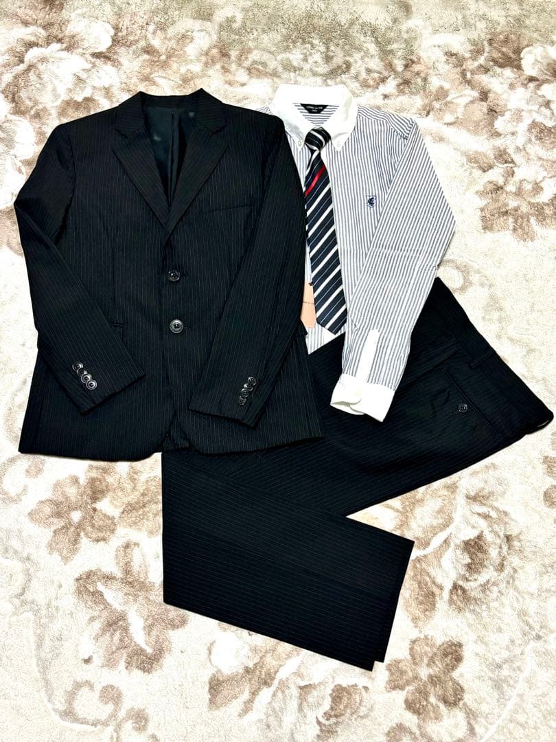 専用　新品あり❗️ 男子　コムサイズム　フォーマルスーツセット150 黒　4点