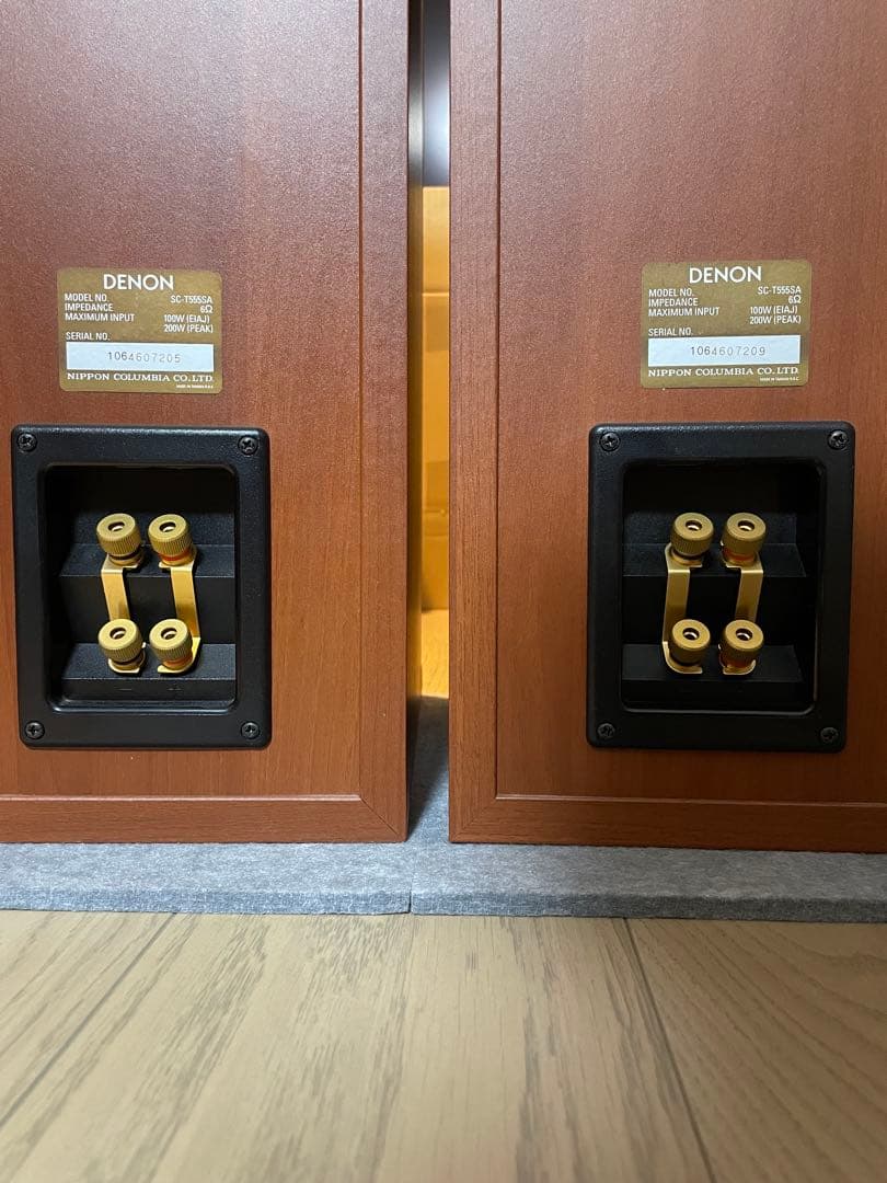 DENON トールボーイスピーカー「SC-T555SA」2本セット