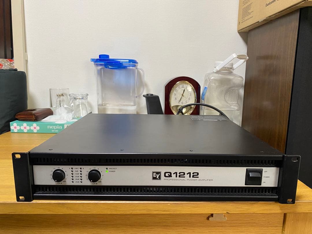 EV Q1212 パワーアンプ 動作確認済み。良い品。