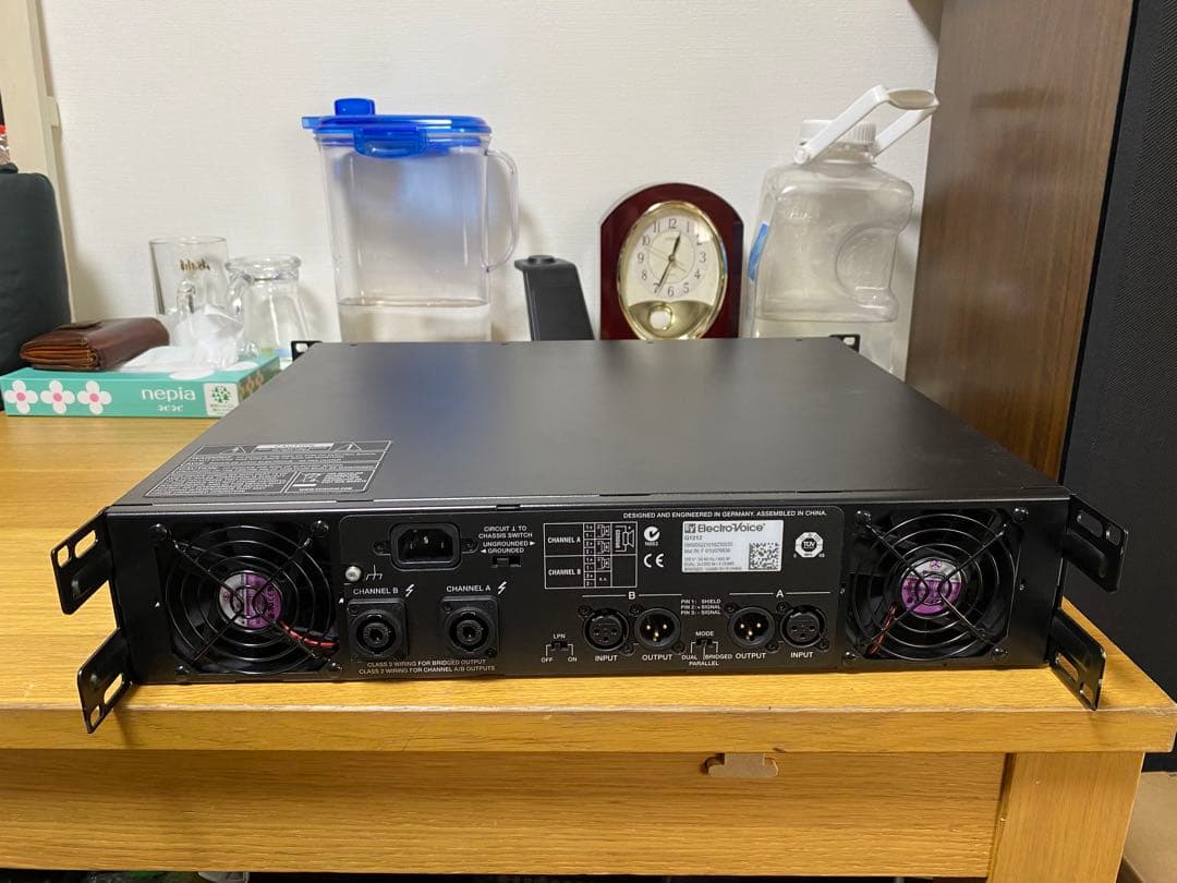 EV Q1212 パワーアンプ 動作確認済み。良い品。