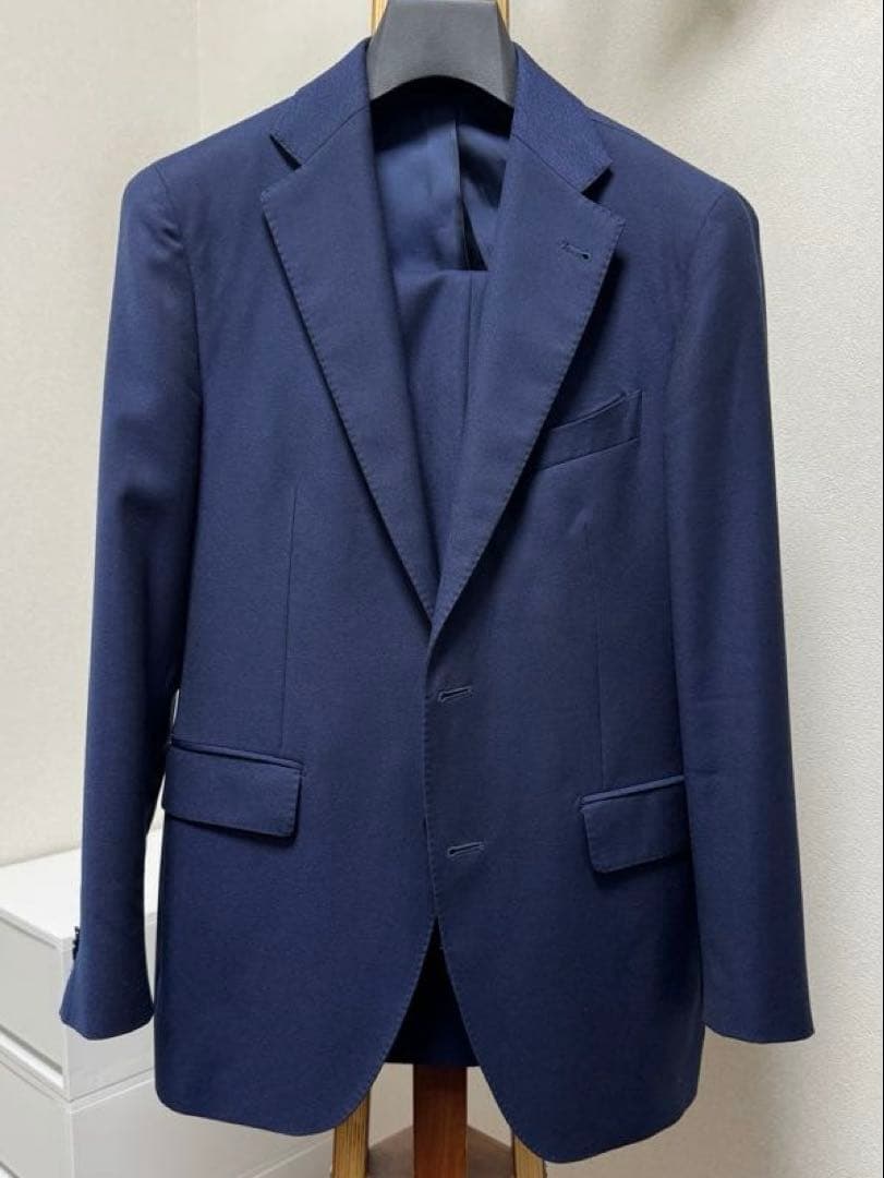 タリアトーレ ネイビー ビジネススーツ44サイズ