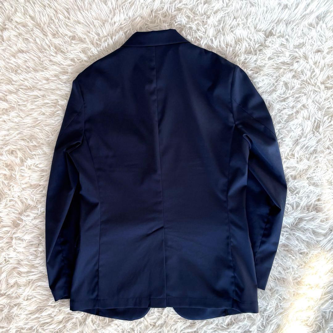 新作 WWS テーラードジャケット トラベルスーツ ネイビー ストレッチ