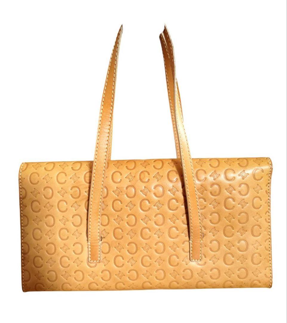 【バラクサ】CELINE セリーヌ ハンドバッグ Cマカダム オールド