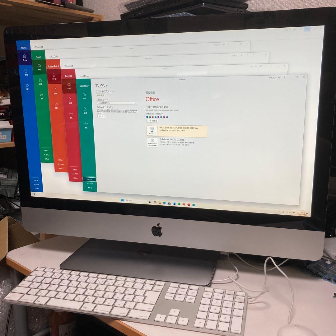 【2台セット・新品SSD】Apple iMac 27インチ とdell XPS
