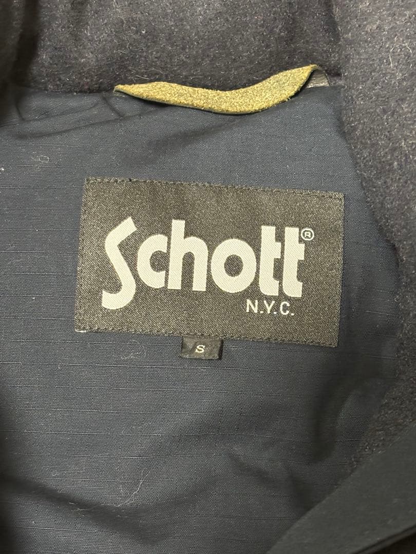 SCHOTT ショット ダウンベスト M 濃紺