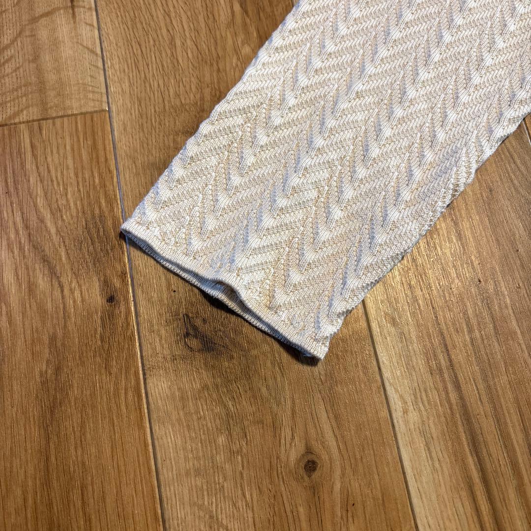 LARDINI テーラードジャケット ダブル ベージュホワイト　M