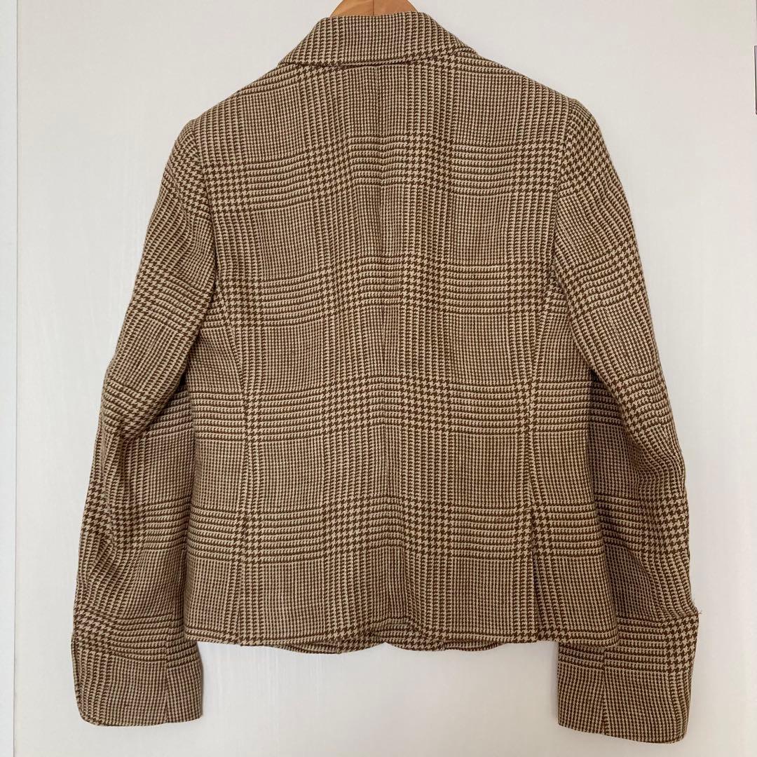 新品未使用　Polo ラルフローレン　ブラウン　チェック　ジャケット