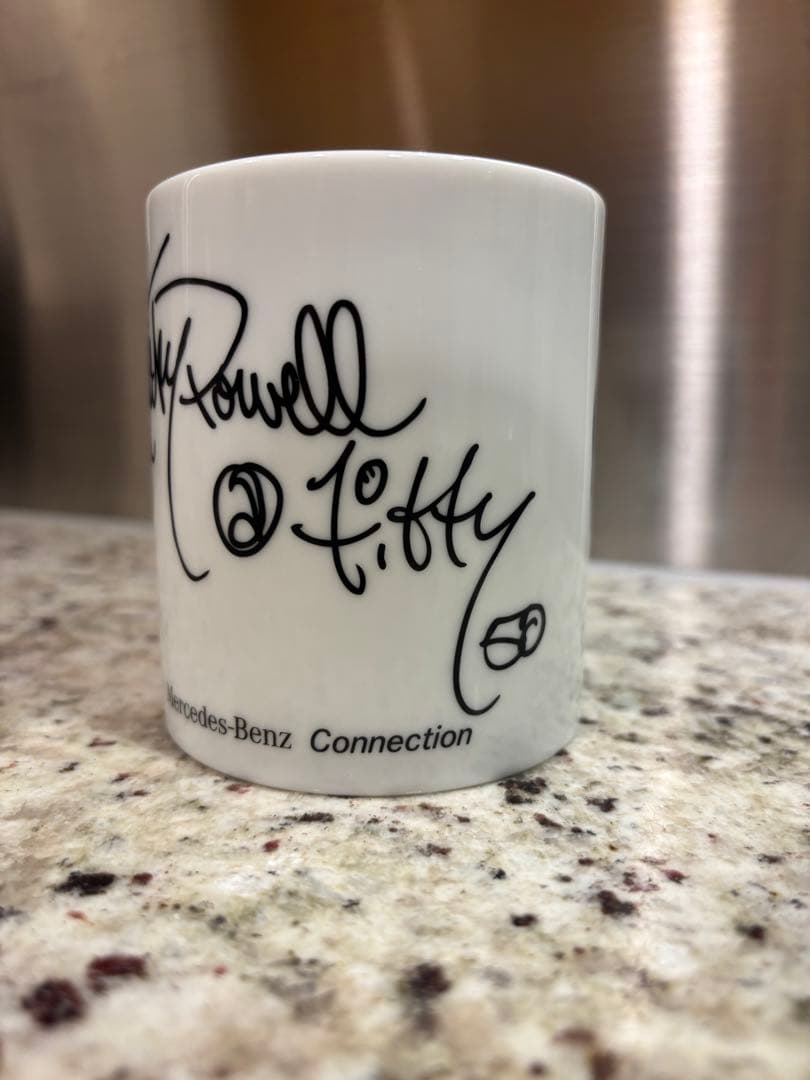 Ricky Powell 裏に直筆サイン入りマグカップ