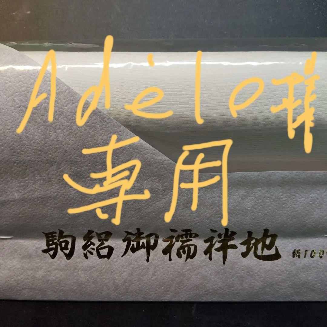 新品　夏用　白長襦袢　駒絽　反物　正絹　絹100%