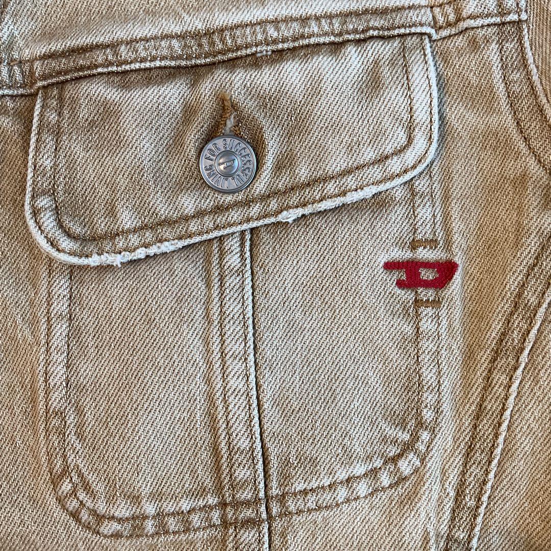 Diesel デニムジャケット ベージュ2024モデル