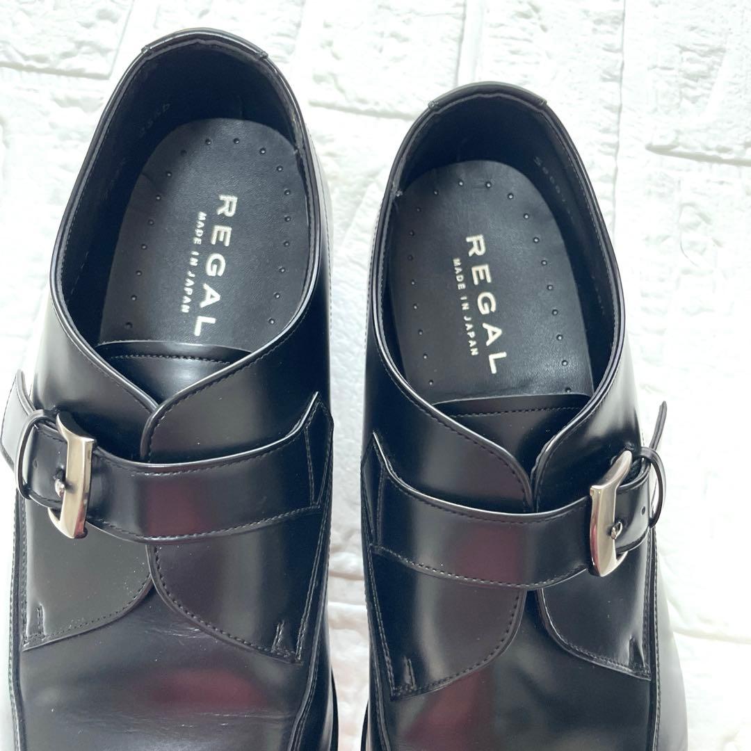 【美品未使用級】REGALビジネスドレスシューズブラック25.5㎝