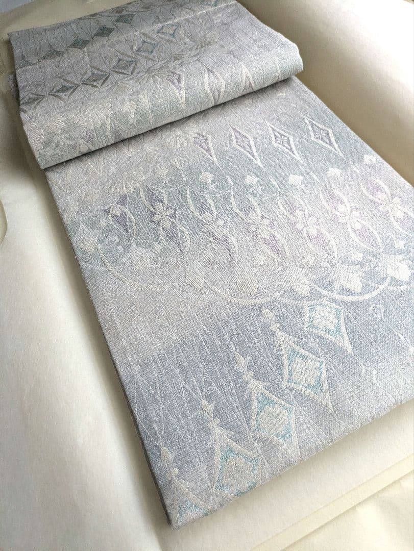 正絹西陣袋帯名門まいづる門扉幻影文 高額袋帯