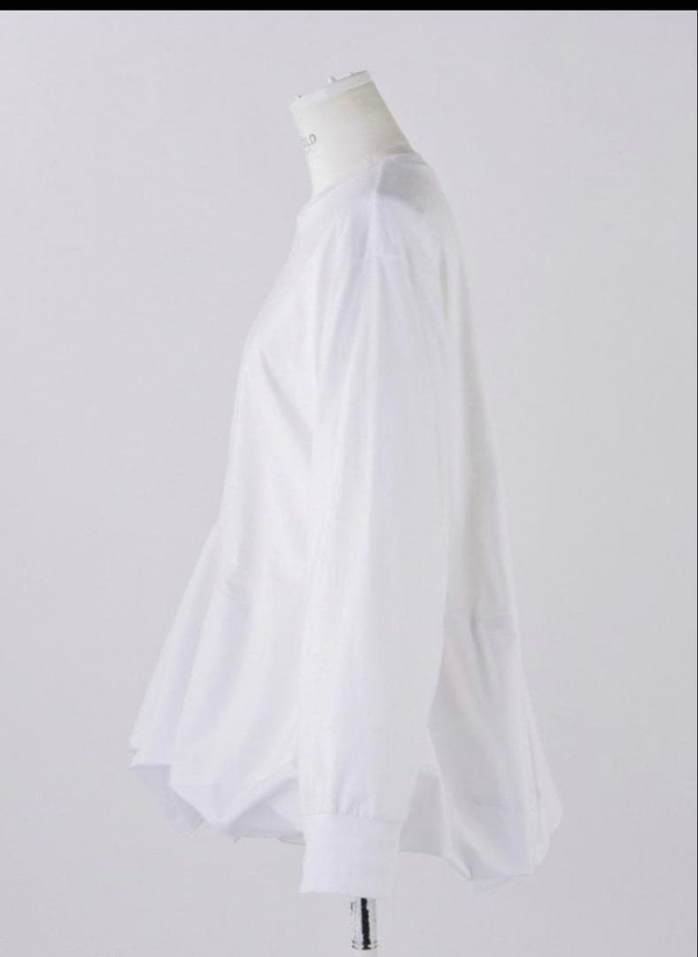 24AW美品 ENFOLD モダン天竺 スクエアペプラム ロンT エンフォルド