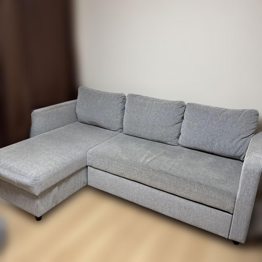 【引き取り希望】ニトリ　グレーソファベッド