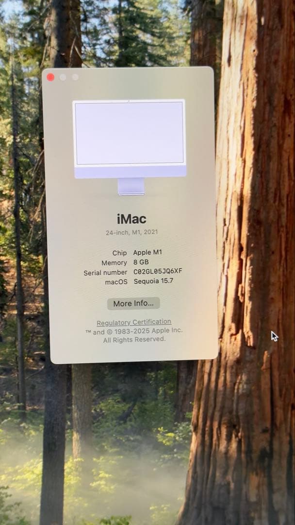 iMac Ｍ1 2021 8GB 512GB パープル