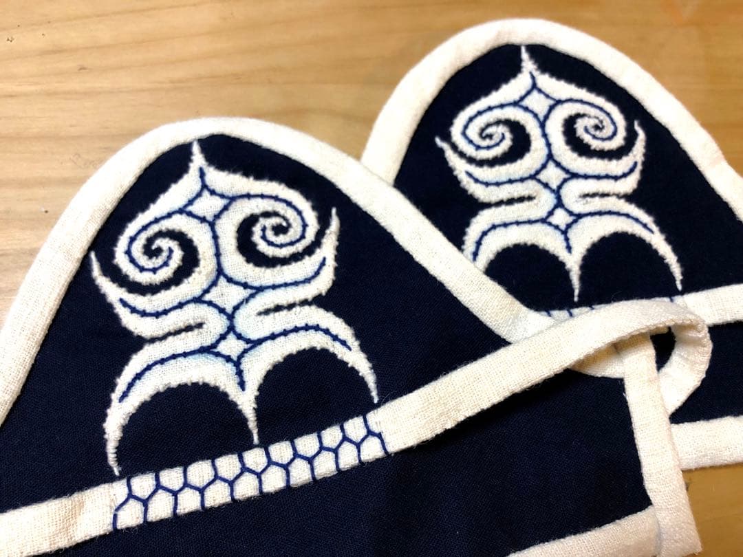 ♡ 次回1/19発送さま専用　⭐︎ アイヌ刺繍　テクンペ　マタンプシ　セット　完成