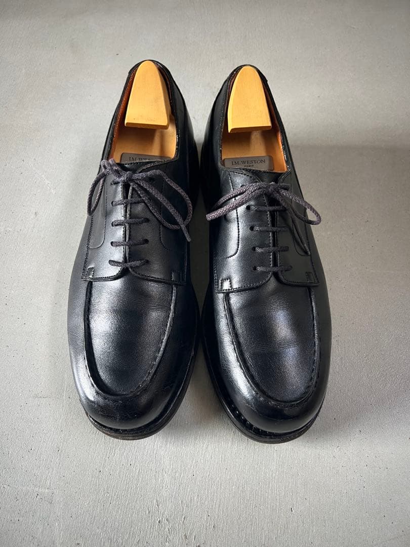 J.M. WESTON GOLF 7D ブラック 26.5cm シューツリー付き