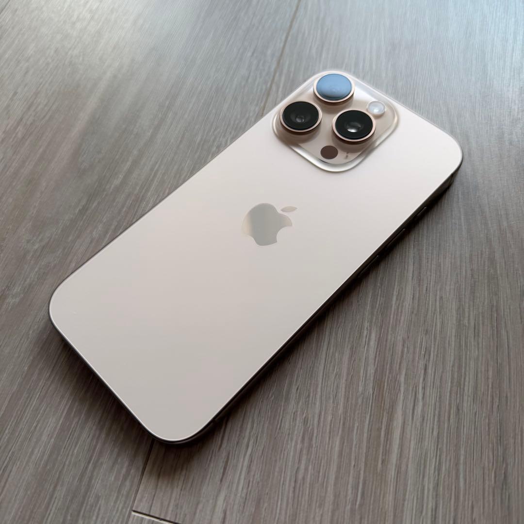 【極美品】iPhone 16 Pro 128GB デザート 100%