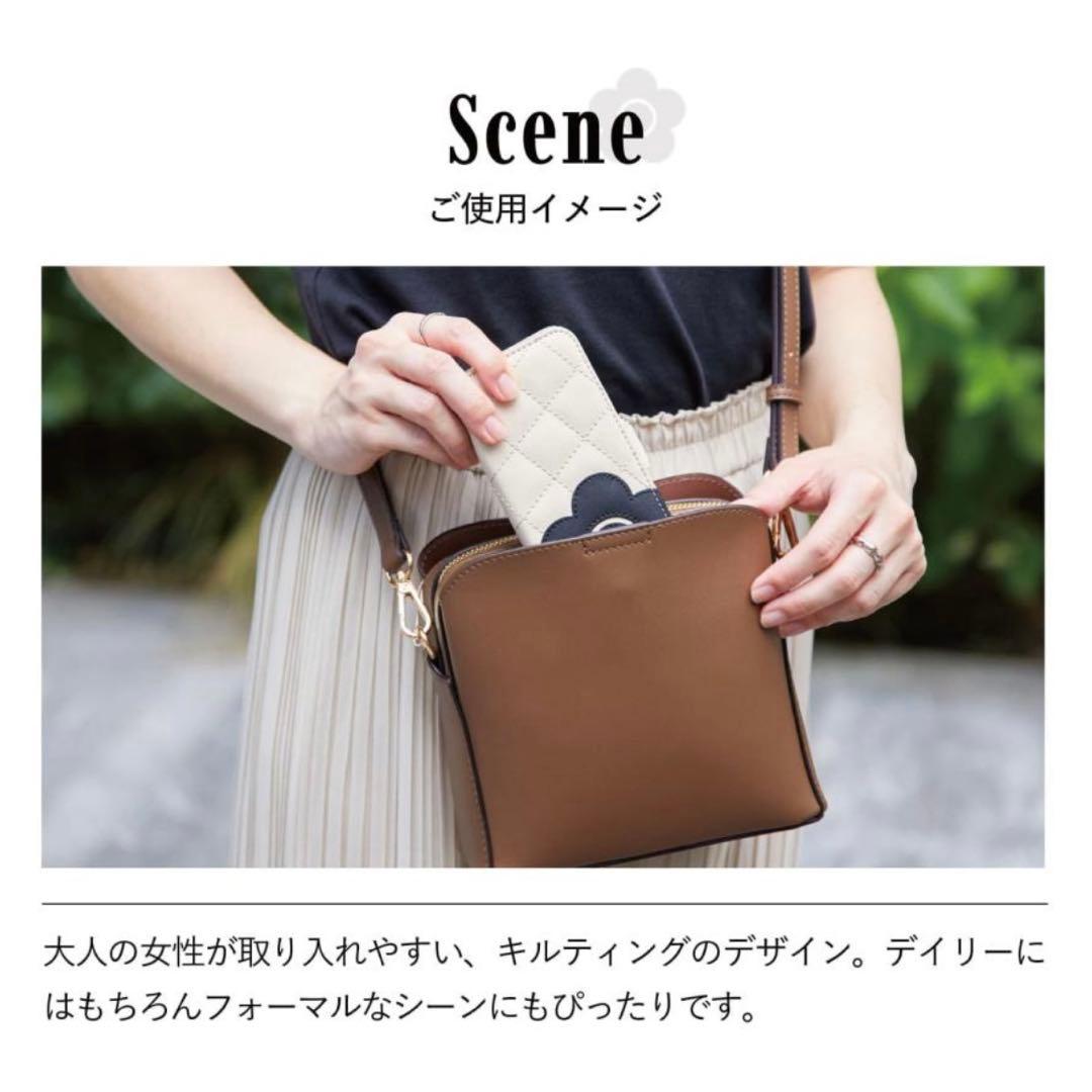 新品⭐︎マリークワント iPhone14/15 手帳型 ケース ピンク 人気