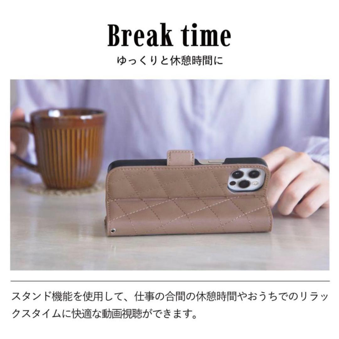 新品⭐︎マリークワント iPhone14/15 手帳型 ケース ピンク 人気