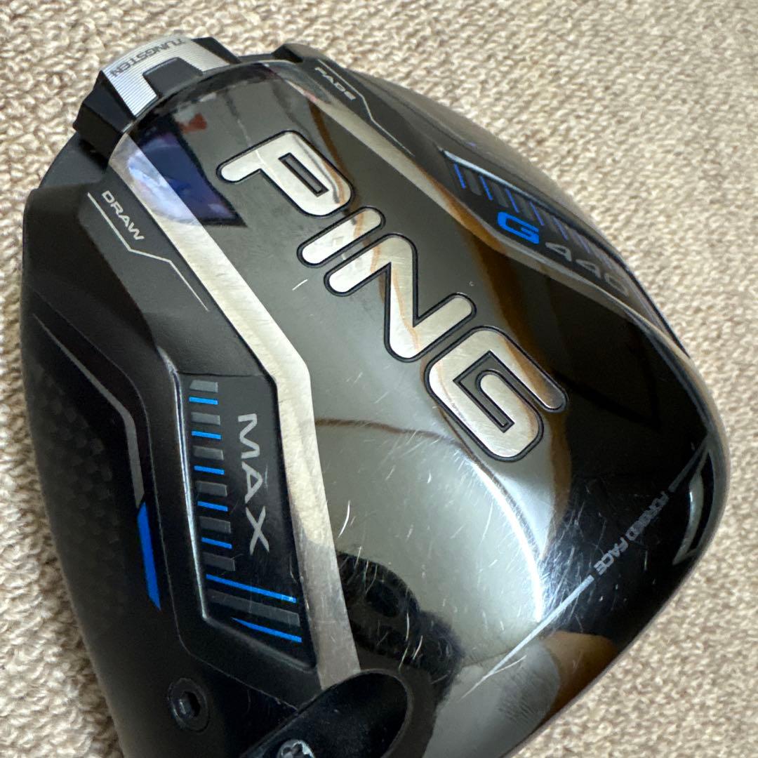 ピン G440 MAX ドライバー 10.5° ヘッドのみ　カバー付