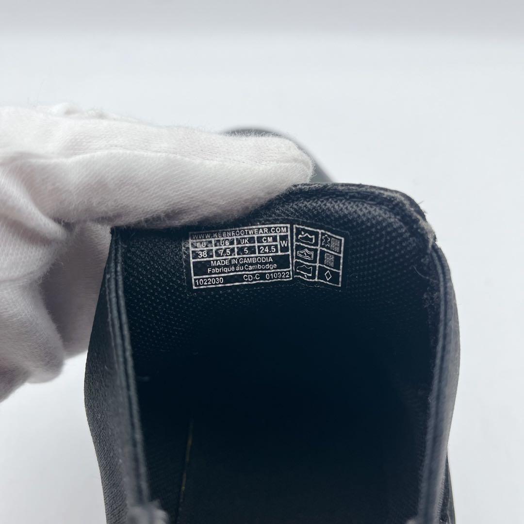 極美品✨keen キーン エレナ サイドゴアブーツ 黒 チェルシーブーツ