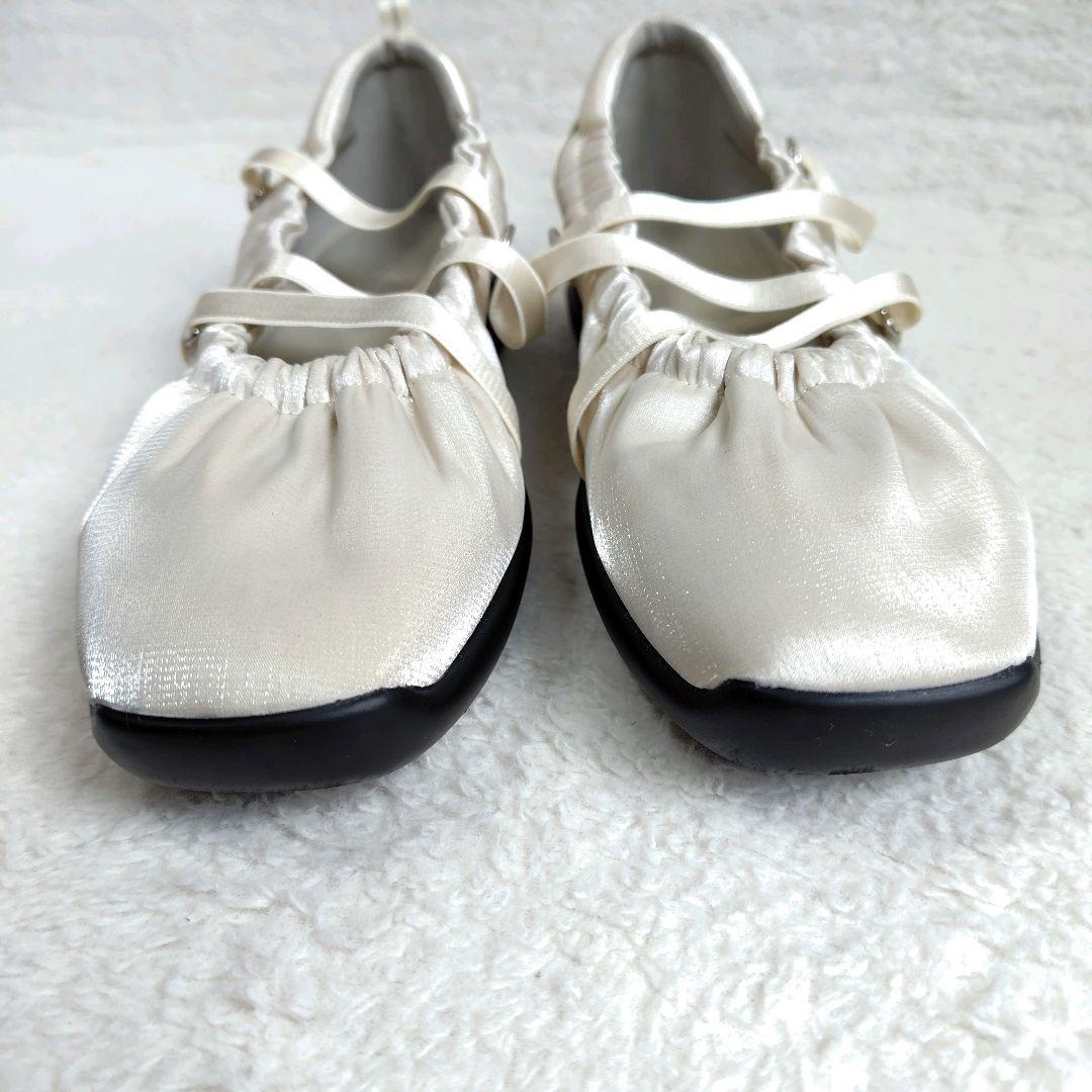 2025 ルタロン　L エラスティックスニーカー　25㎝　ホワイト