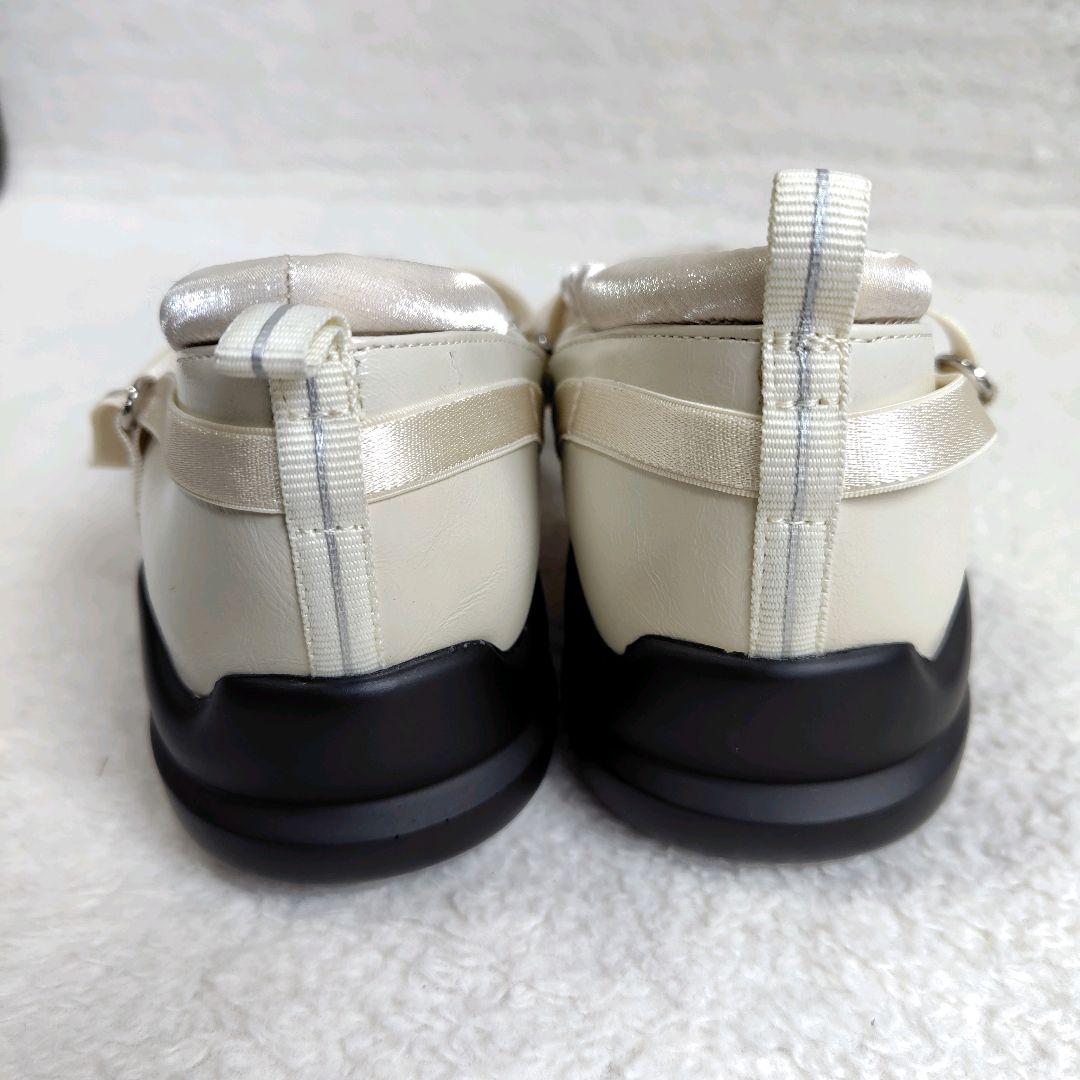 2025 ルタロン　L エラスティックスニーカー　25㎝　ホワイト