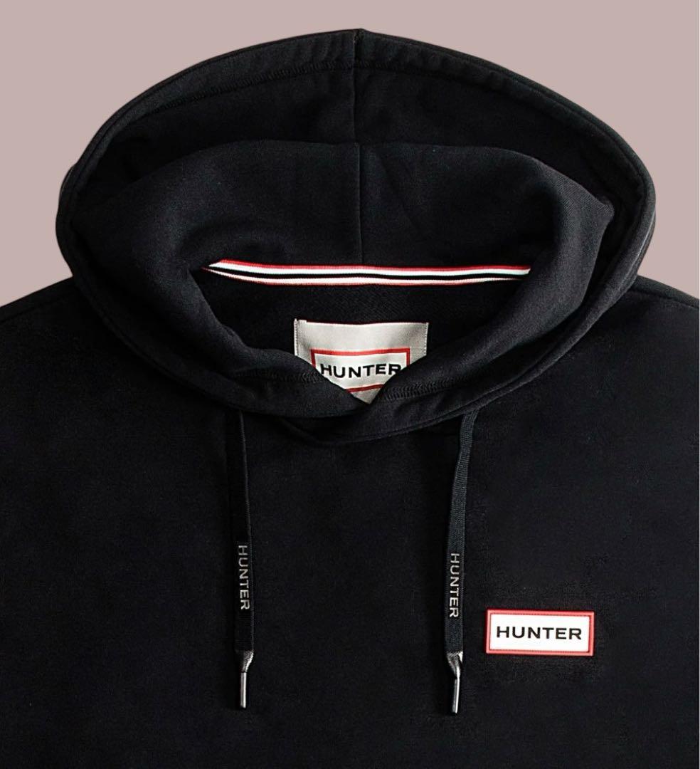 【値下げ】HUNTERスウェット レディース パーカー 長袖 ブラック M〜L