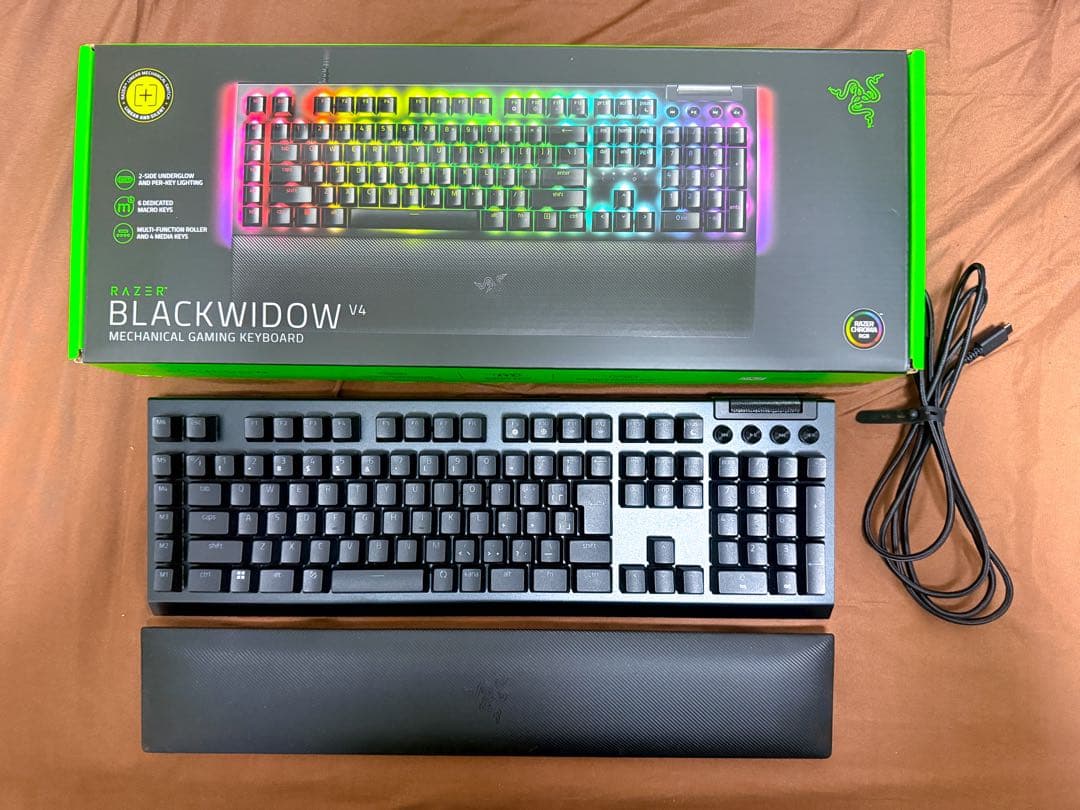 【Razer BlackWidowV4 Pro JP YellowSwitch】